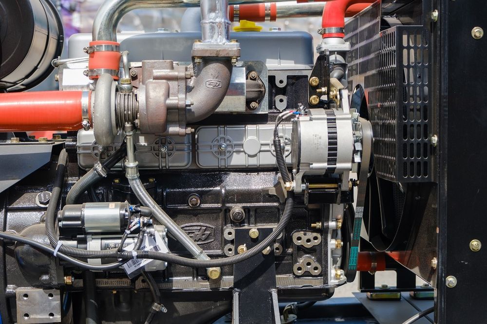 Дизельный генератор Vektor AD-30Y-T400 открытый - [ДГУ 30 кВт / Yunnei] трехфазный