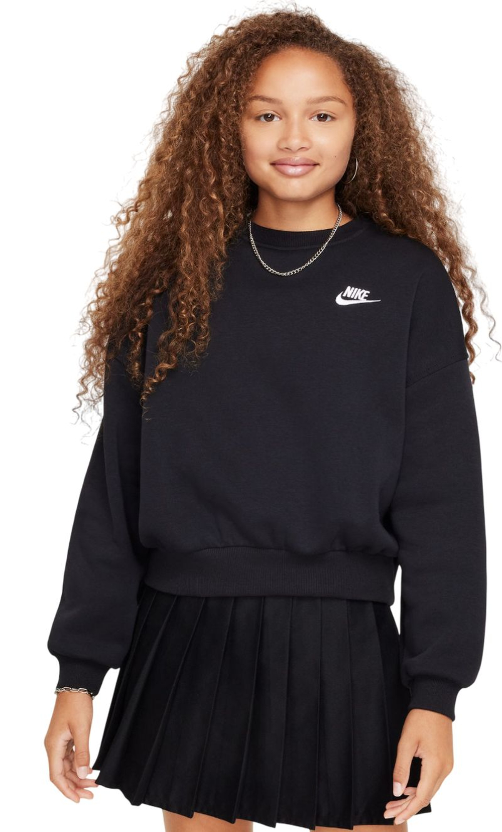 Детская теннисная куртка Nike Girls Sportswear Club Fleece