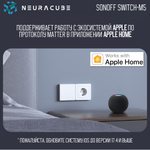 Умный WiFi (Matter) выключатель Sonoff M5-1C-86W (Работает с Яндекс Алисой)