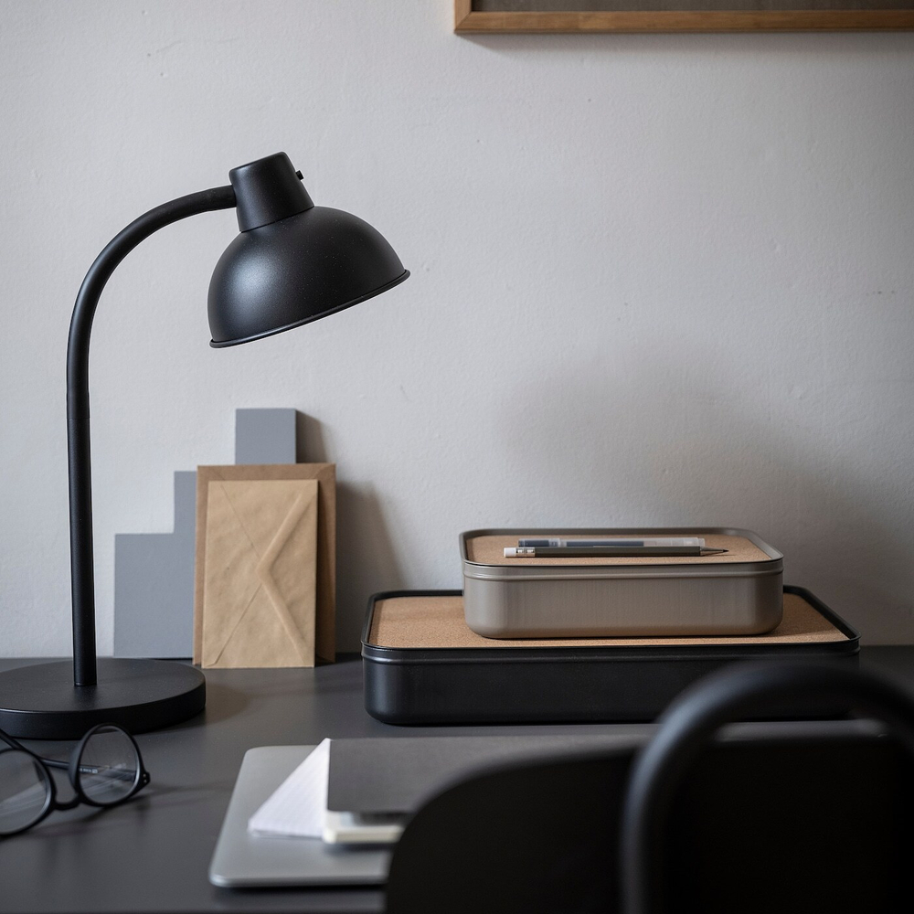 Коробка с крышкой IKEA HARVMATTA (ХАРВМАТТА), Антрацит, 24x35x6 см