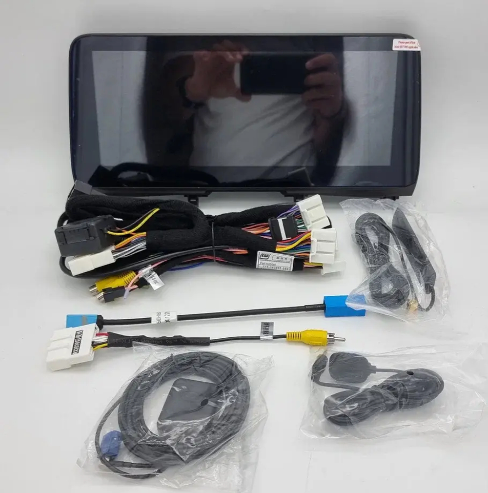 Магнитола для Lexus RX300, RX350, RX450h 2019-2022 (чёрная, без 360) - Carmedia MRW-3905 монитор 12.3" на Android 11, Carplay, 4G SIM-слот, 8/64Гб