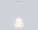 Светильник светодиодный подвесной LH11051 WH/CL белый/прозрачный 12W 3000K D230*265