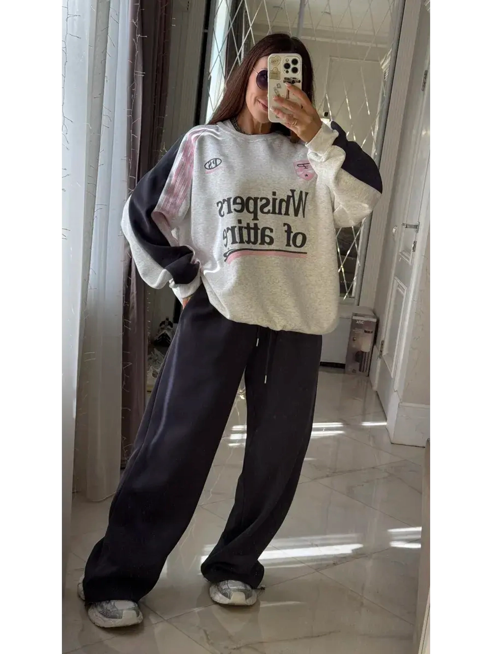 Костюм ATTIRE спортивная двойка свитшот с брюками