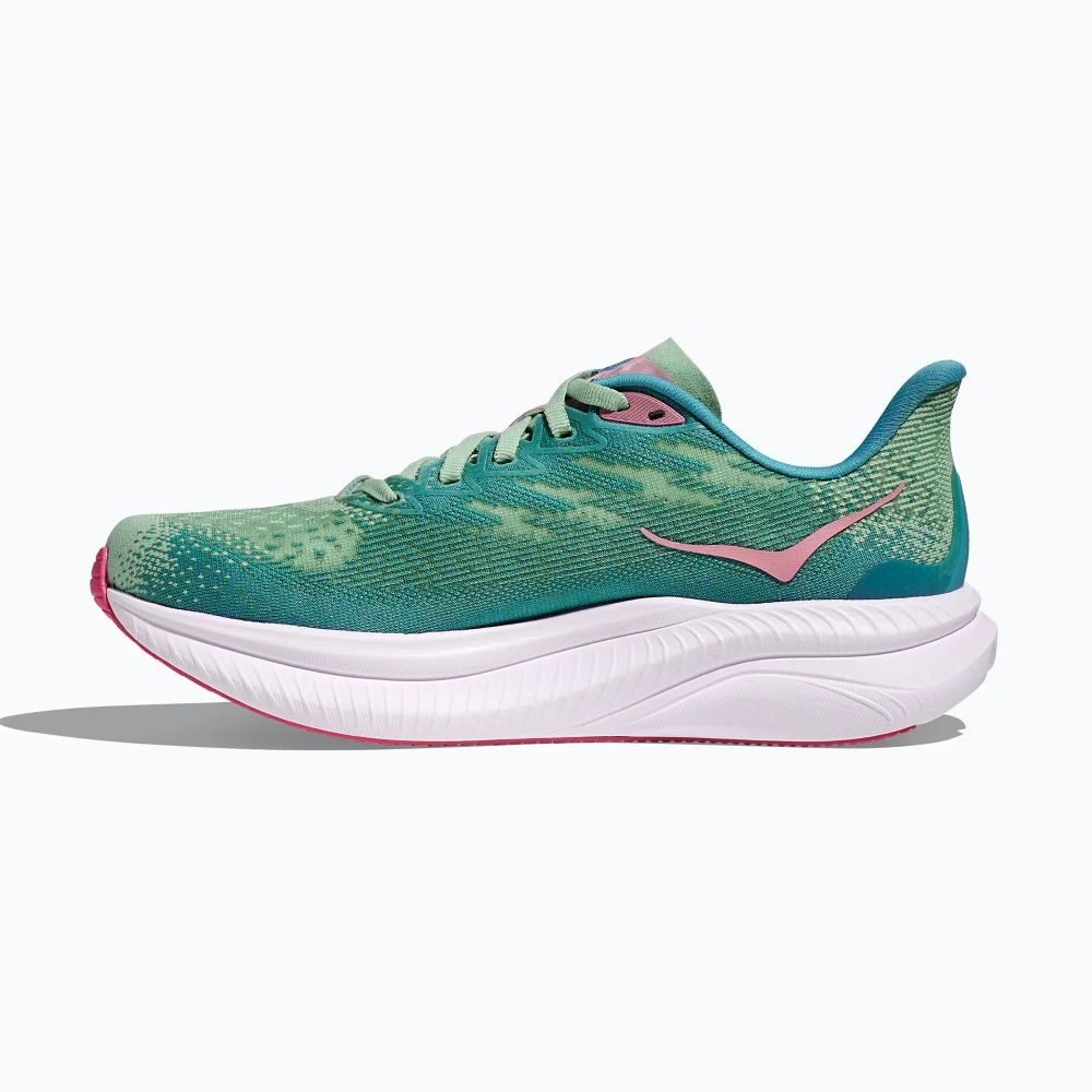 Женские Кроссовки для бега HOKA Mach 6 jadeite/alpine blue