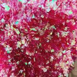 Хлопья Розовые перламутровые для дизайна ногтей, маникюра, бодиарта, макияжа...