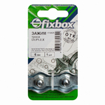 ЗАЖИМ ТРОСА СТРОЙБАТ DUPLEX 6ММ 1ШТ 030060
