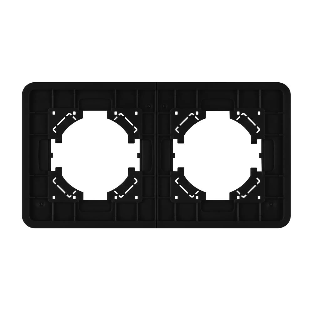 Рамка стеклянная FRM-OMALI-SFGS-2-BK (Arlight, -) 049709