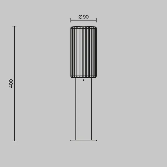 Ландшафтный светильник Рубчик / Rib E27x1 23Вт IP 65 Outdoor o502fl-01b