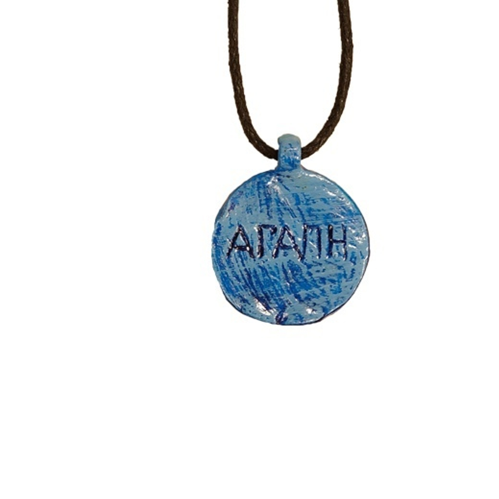 Медальон «Агапе» (авторская роспись)