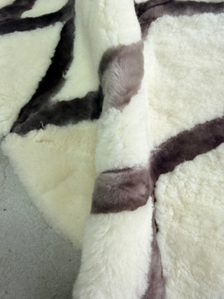 Ковер шкура натуральная овчина меховой