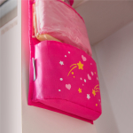 Кармашки для детского сада, на липучке. Балерина с объёмной юбкой