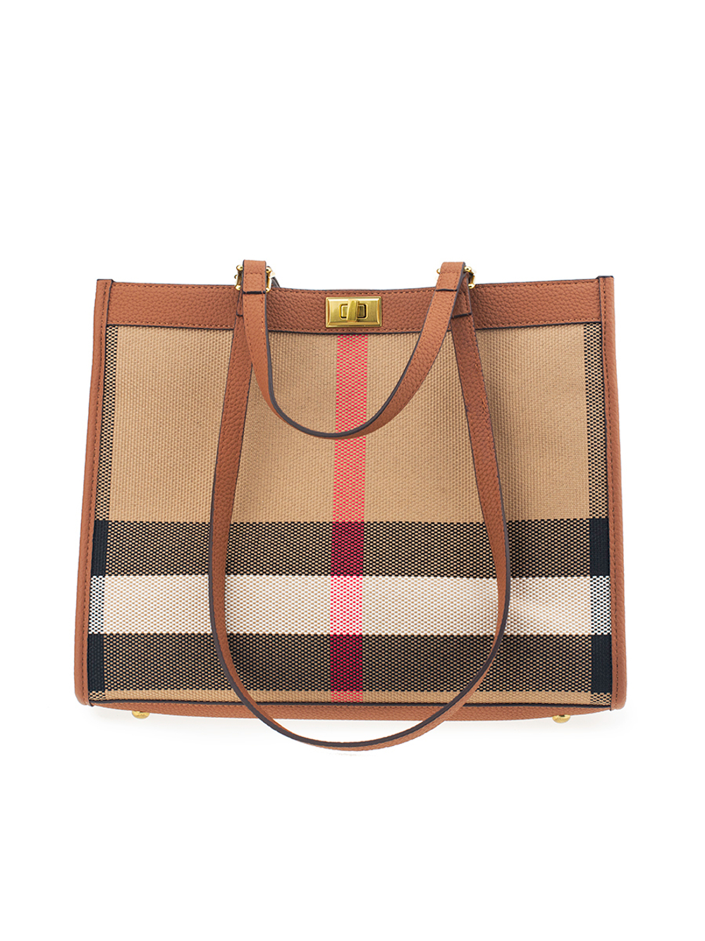 3608BROWN Сумка жен., иск.кожа + текстиль