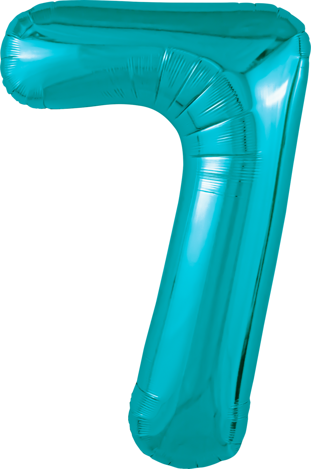 Шар (40""/102 см) Цифра, 7 Slim, Океан, 1 шт. в упак. г74