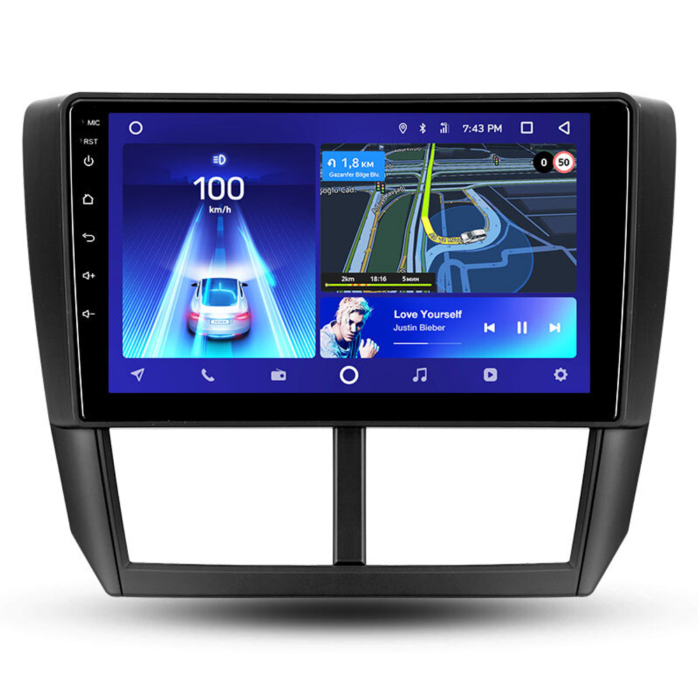 Магнитола для Subaru Forester 3 (SH) 2008-2013, Impreza GH, GE - Vomi ZX438R9-7862 Android 10, ТОП процессор, SIM-слот