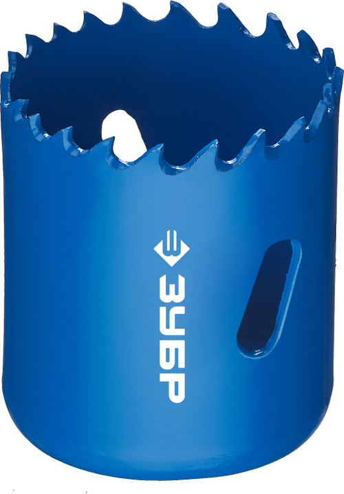 ЗУБР 44мм, коронка биметаллическая, быстрорежущая сталь