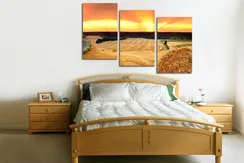 Модульная картина "Стог сена"