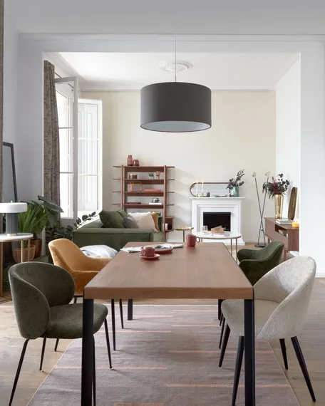 Стул Minna зеленый шенилл