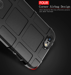 Чехол для iPhone 6 Plus (iPhone 6S Plus) цвет Black (черный), серия Armor от Caseport