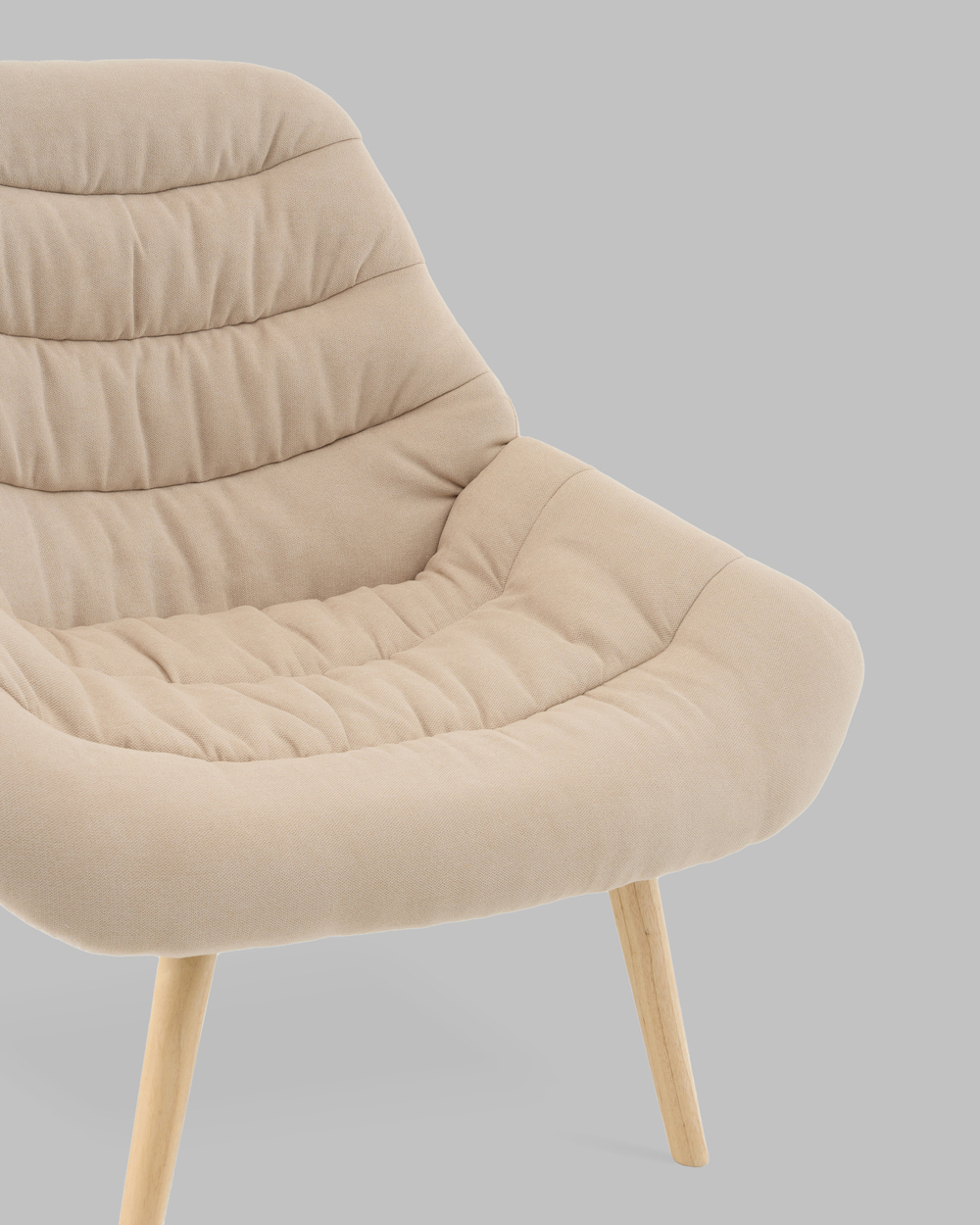 Кресло Олби Страйпс бежевый