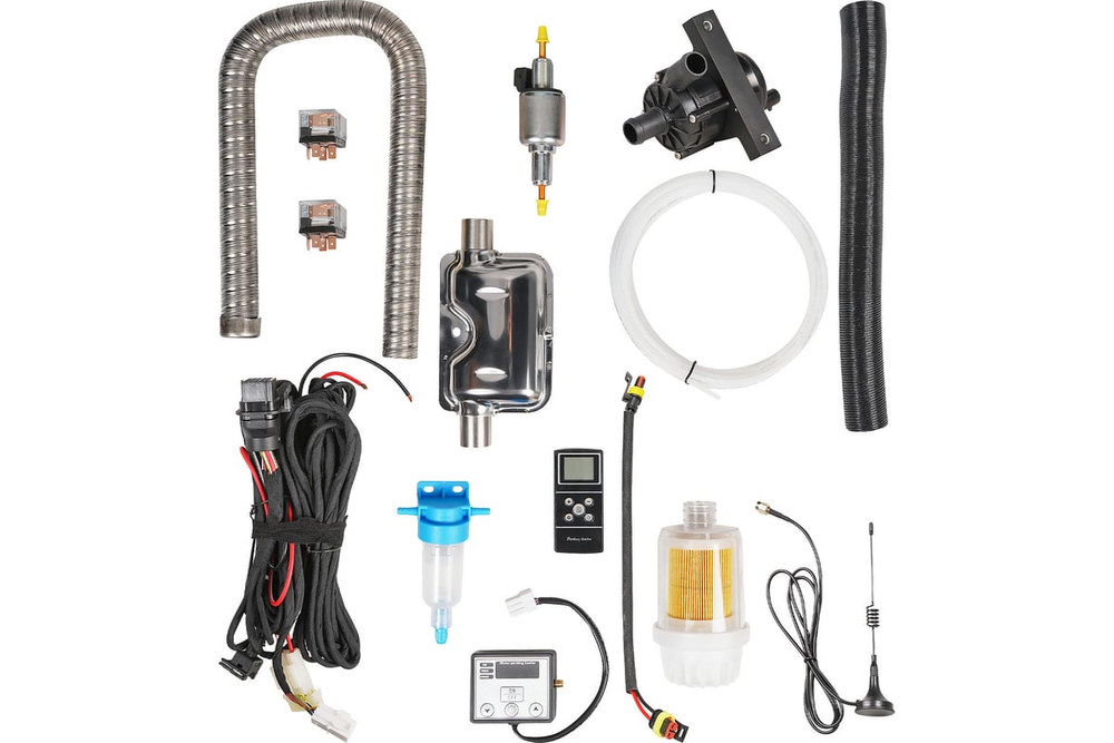 Автономный дизельный жидкостный отопитель 12 В 12 кВт AIRLINE AEBB002