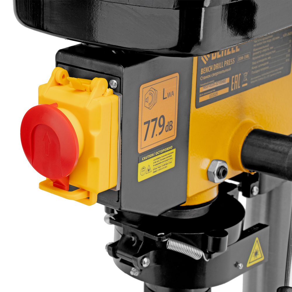 Станок сверлильный DDM-350L, 350 Вт, 13 мм, 5 ск., лазер, настольный Denzel