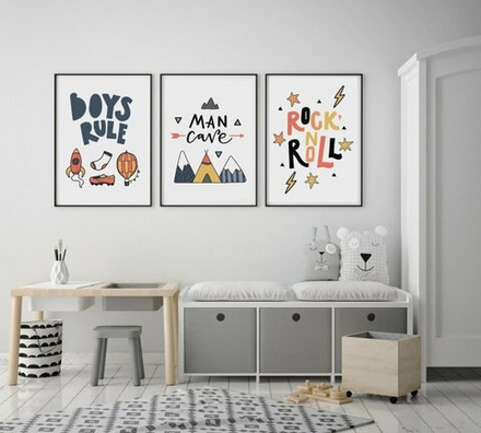 Интерьерная картина в технике цифровой печати. АРТ 045 Детская комната