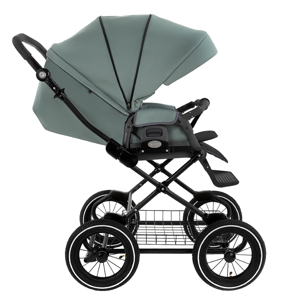 Коляска 2 в 1 ROAN BASS NEXT 2 в1 CLASSIC d12 leather Misti Mint