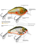 Воблер для рыбалки GRAND 85mm,