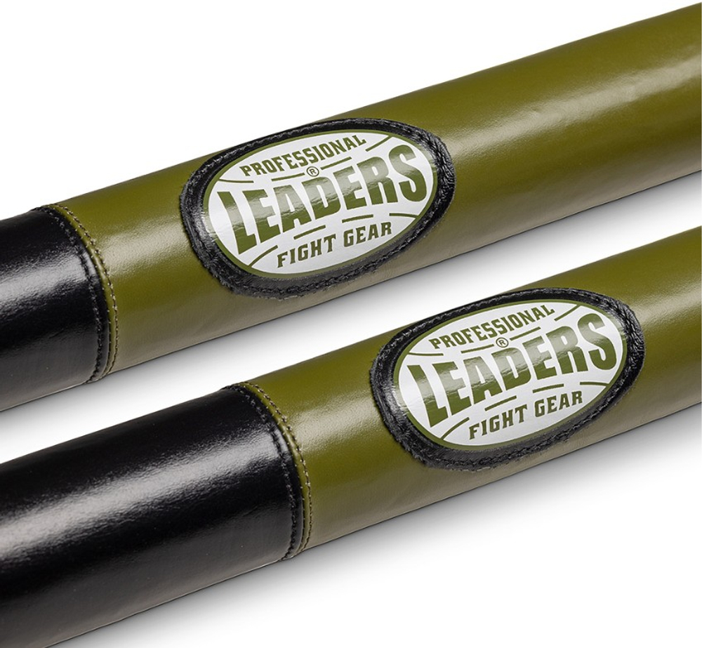 Тренерские палки LEADERS Boxing Punch Sticks OLV (ONE, кожа, зеленый)
