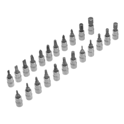 Набор инструментов, 1/4", пластиковый кейс 56 предметов// Сибртех