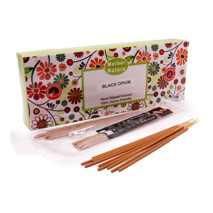 Mother Nature Black Opium Благовоние Черный опиум, 10 шт