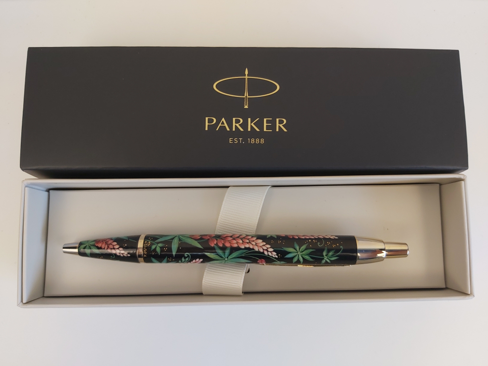Ручка расписная Паркер "Люпины"