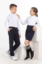 Джемпер для девочки Скул-3 Виотекс БЕЛЫЙ