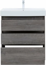 Тумба с раковиной Aquanet Nova Lite 302473 75 дуб рошелье