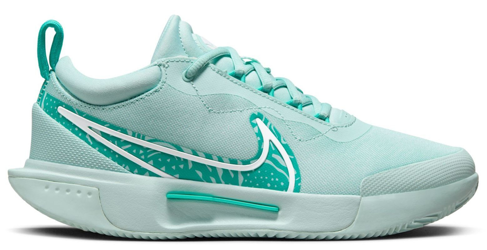 Женские Кроссовки теннисные Nike Zoom Court Pro Clay - jade ice/white/clear jade