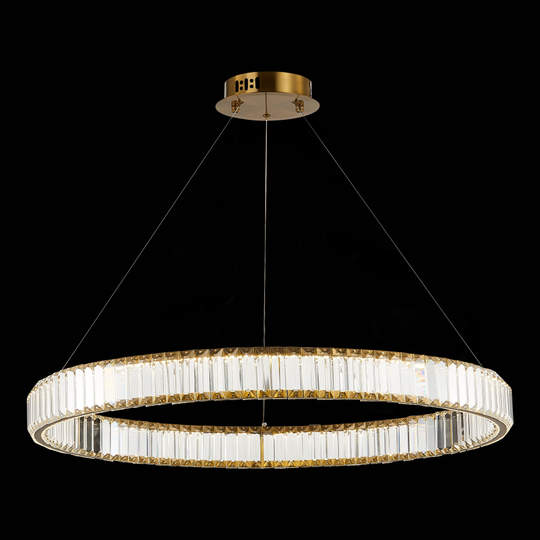 SL1622.383.01 Люстра подвесная ST-Luce Латунь/Прозрачный LED 1*52W 4000K