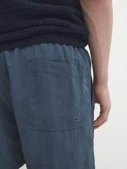 Massimo Dutti Однотонные плавки, серо-синий