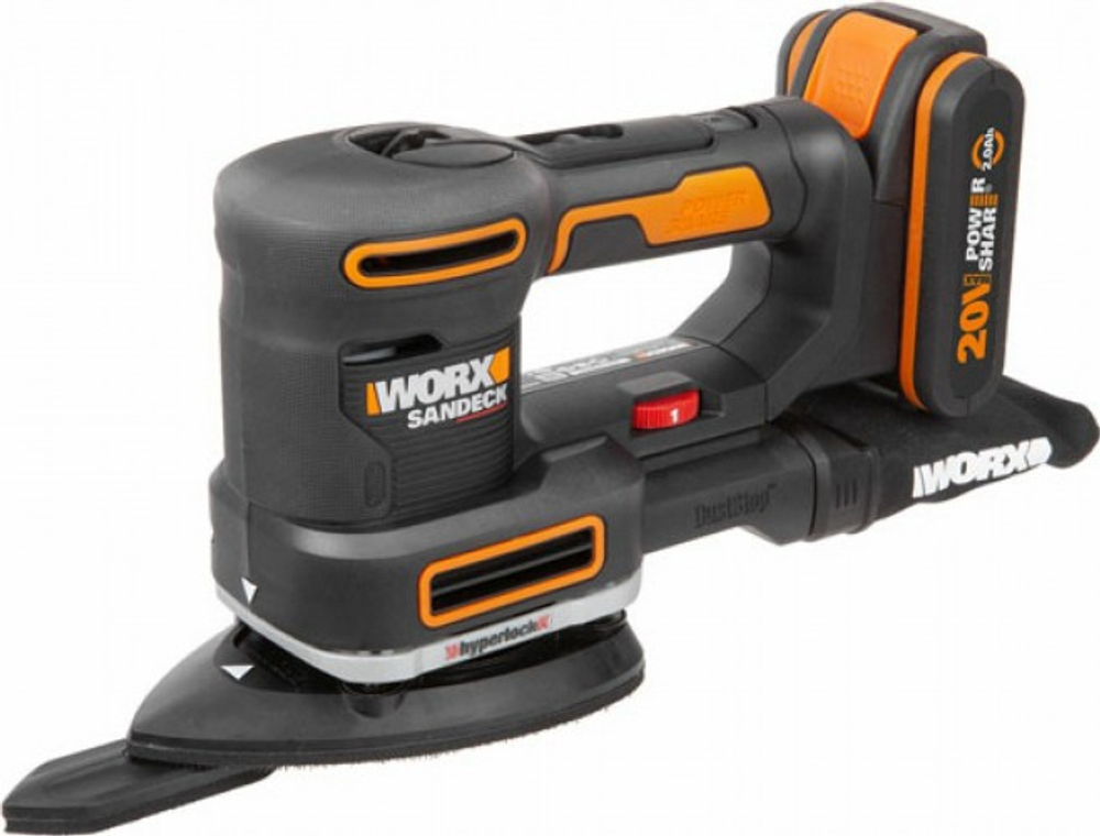 Виброшлифмашина аккумуляторная Worx WX820