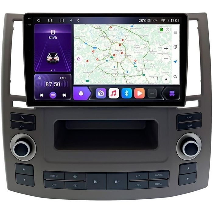 Магнитола для Infiniti FX35, FX45 2006-2008 - Kuberg SF-9279-2 QLed+2K, Android 12, Быстрая, CarPlay, 4G SIM-слот