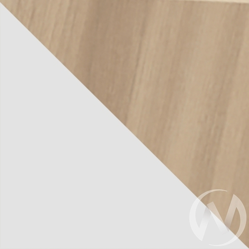 Тумба прикроватная М30 Спальня Глэдис (ясень шимо светлый/белый)