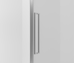 Душевой уголок Slim-N VSR-4SNP9010CLB, 1000*900, черный, стекло прозрачное