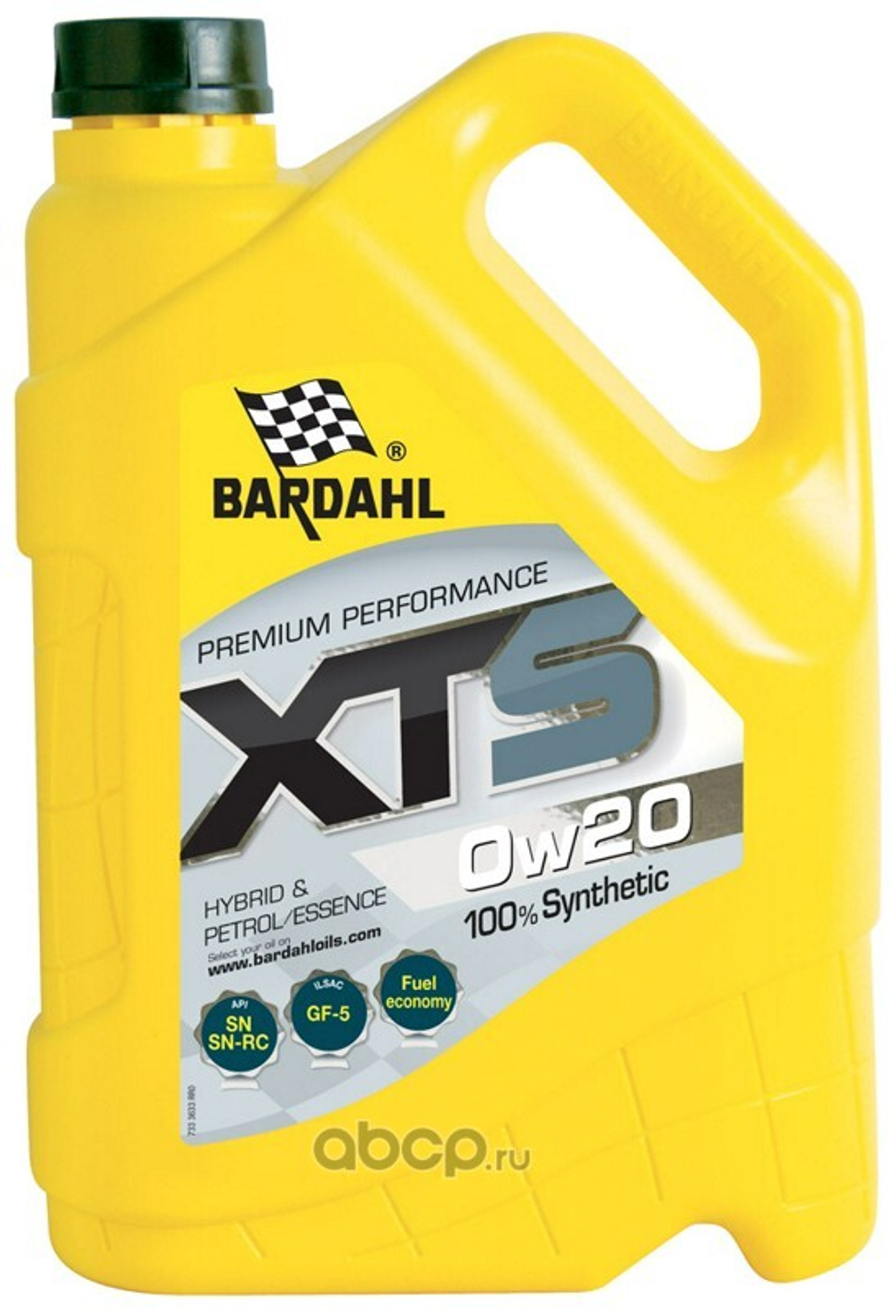 BARDAHL XTS 0W20 SN/RC Масло моторное синтетическое 5L