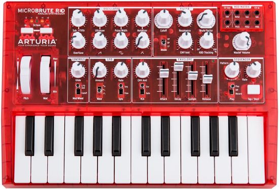 Синтезатор аналоговый ARTURIA MiniBrute Red