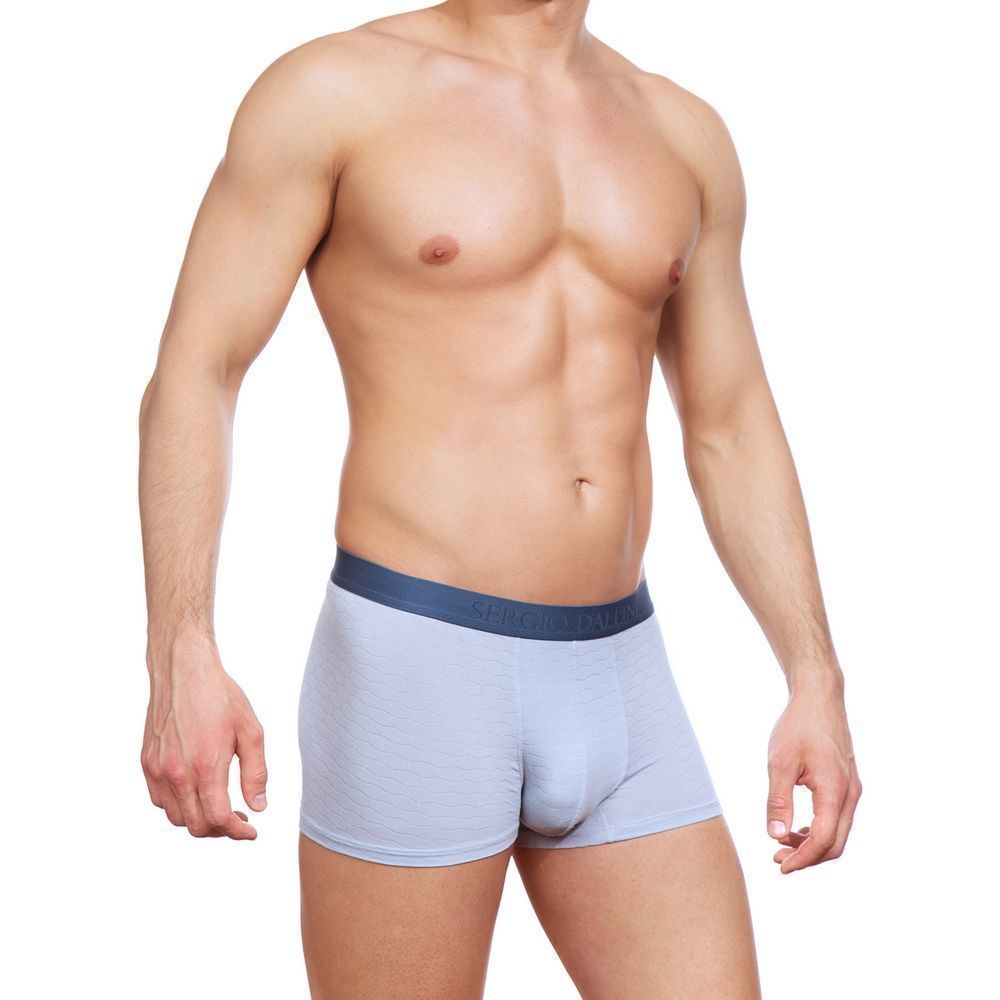 Мужские трусы боксеры светло-голубые Sergio Dallini SG2304-2