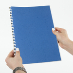 Обложка для переплета BRAUBERG, А3, картон, 230 гр, синяя