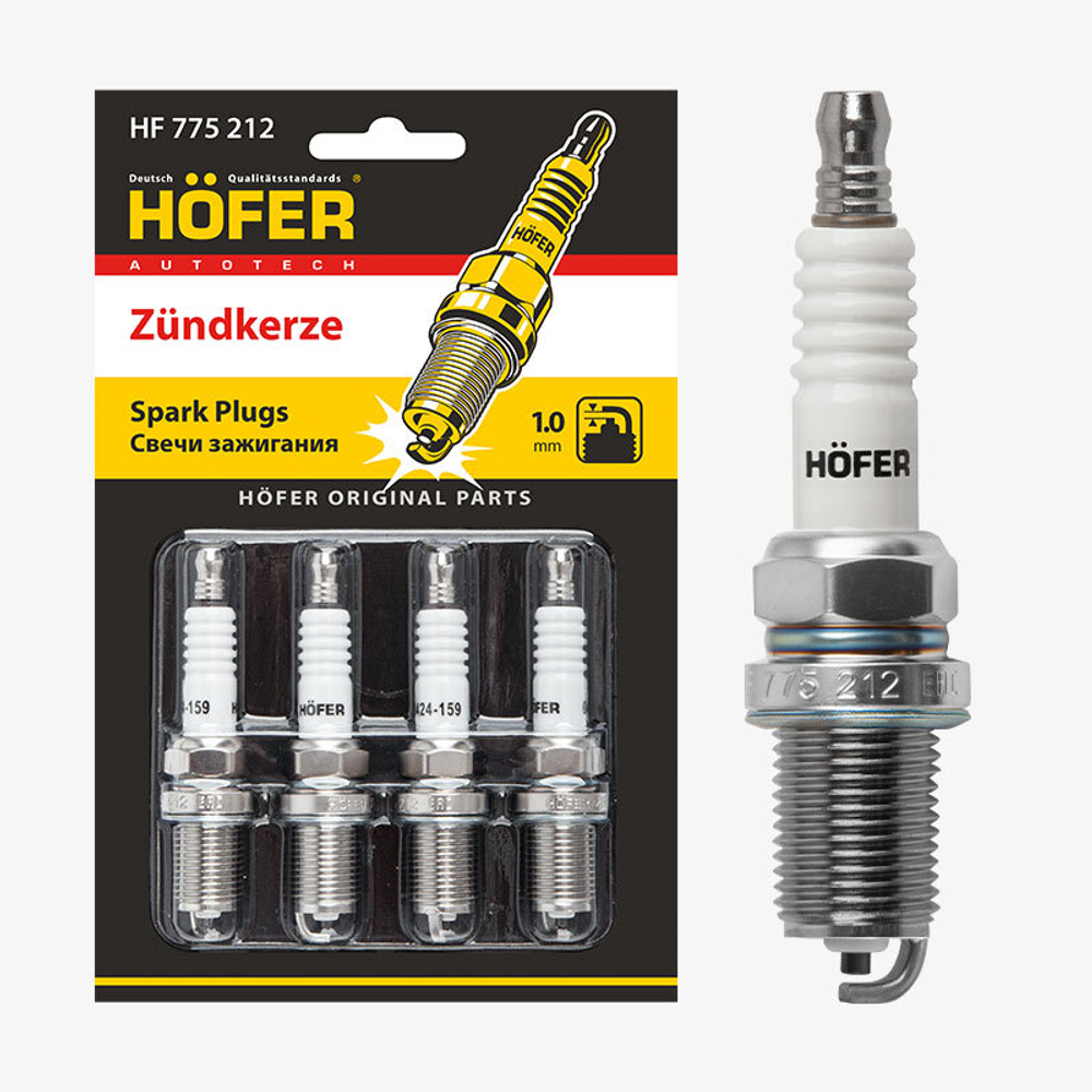 Свечи HOFER 2110 16 клапанов инжектор 4 шт.