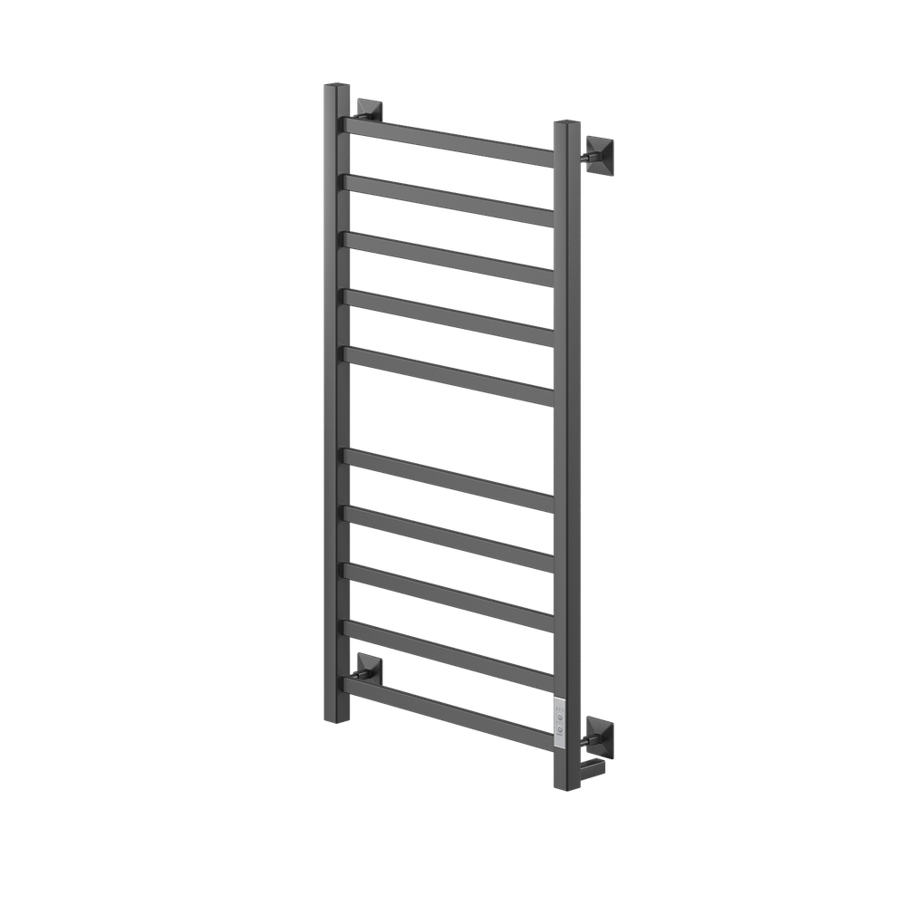 Полотенцесушитель Электрич.кабельный Ника STEP-1 100/50 RAL9005 черный матовый правый тэн