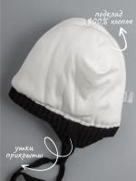 Шапка зимняя вязаная с помпоном для девочки