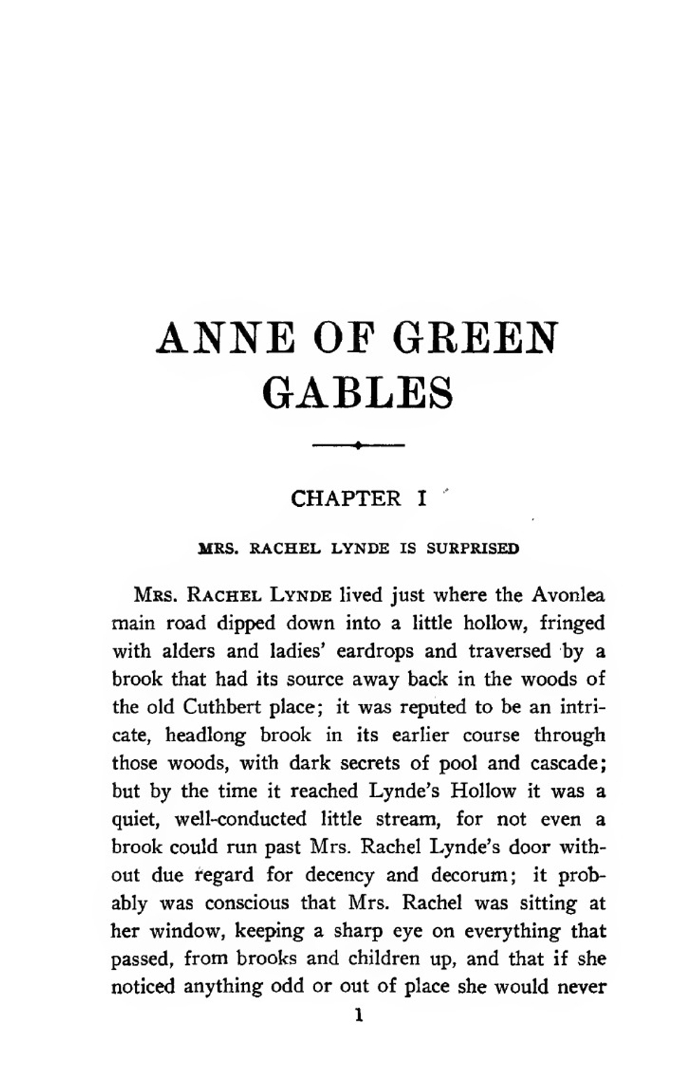 Anne of Green Gables | L.M. Montgomery