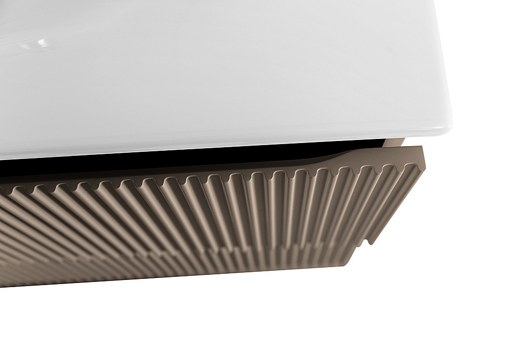 Тумба с раковиной BelBagno 90 UNO-900-2C-SO-СO+BB-8099-90 бежевая матовая